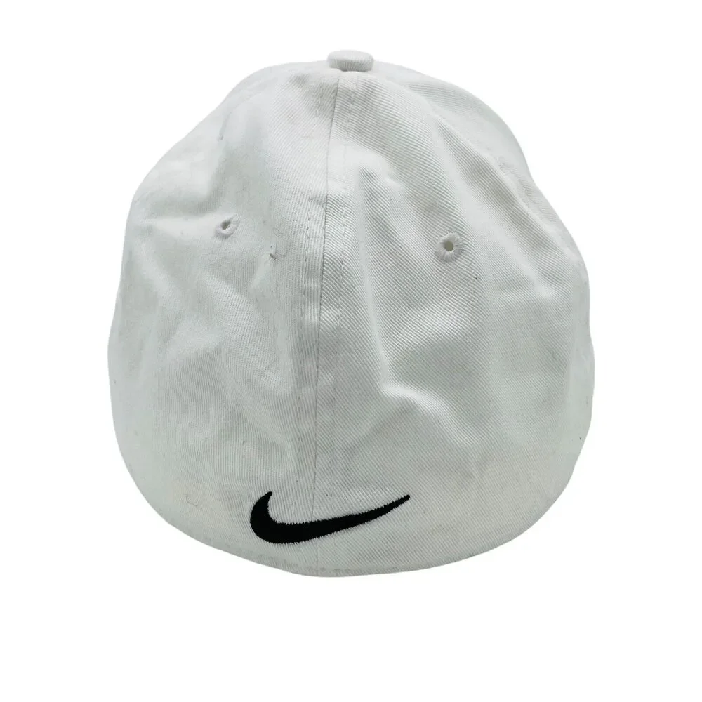 Purdue Boilermakers Nike Legacy91 Dri Fit Fitted Hat White Logo OSFM